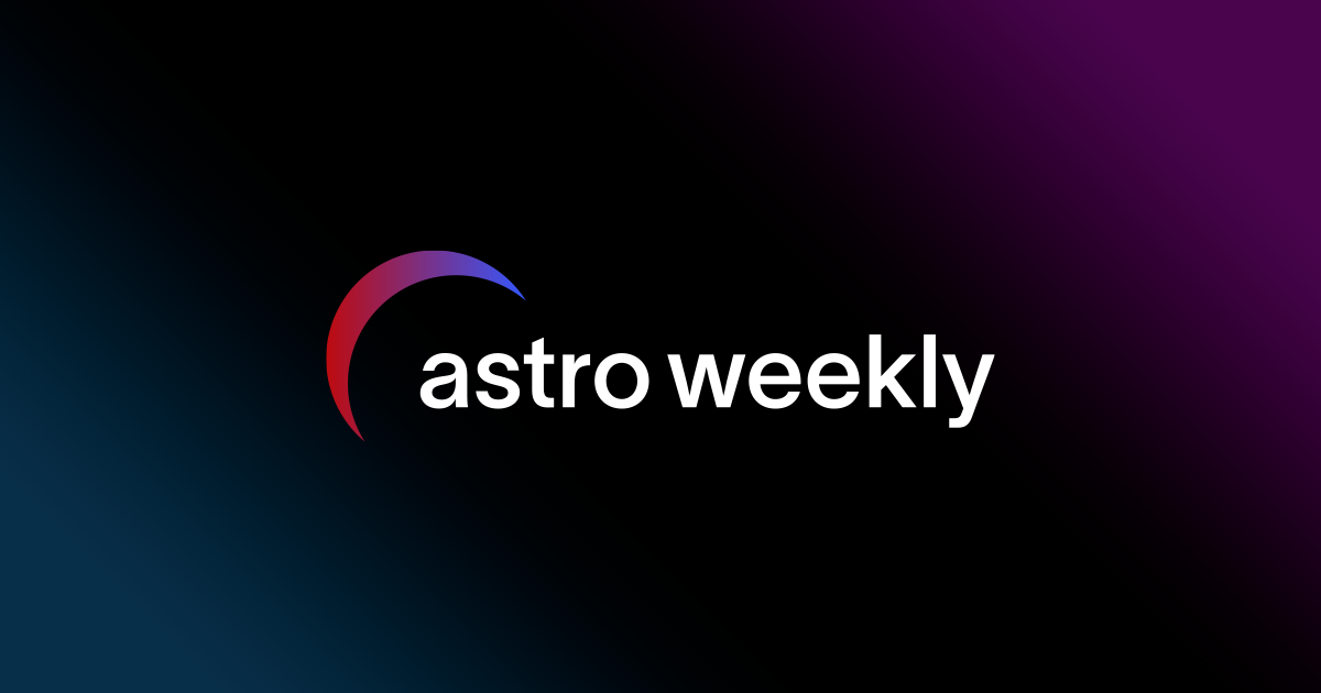 Astro Weekly banner image