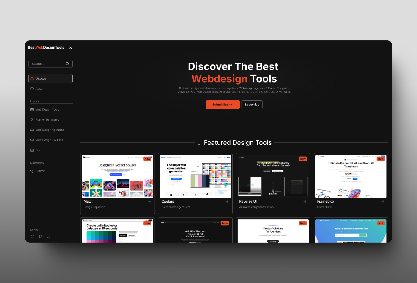 bestwebdesigntools.com banner image